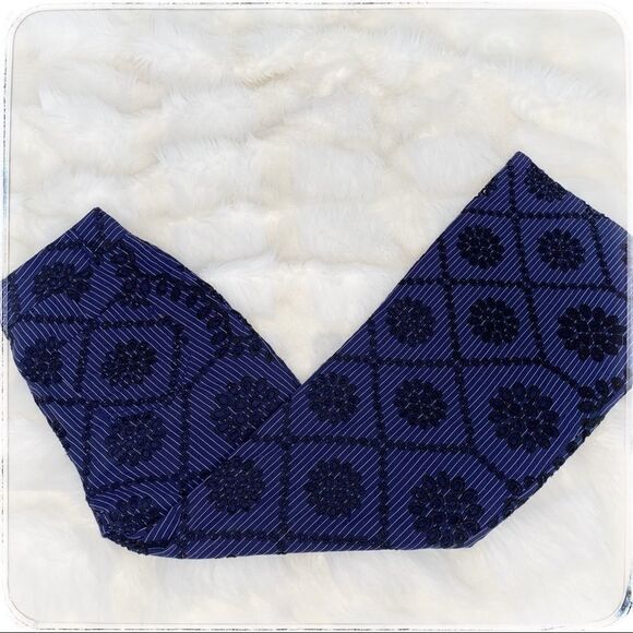 Ett:twa embroidered wide leg high waist pants